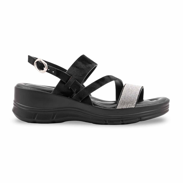 Black Formal Sandal For Women PU0874