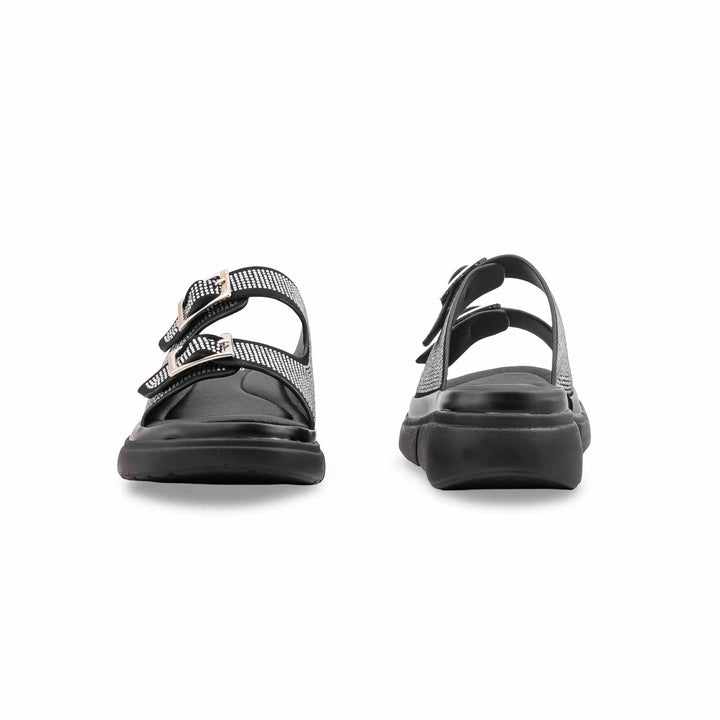 Black Formal Slipper For Ladies PU0880