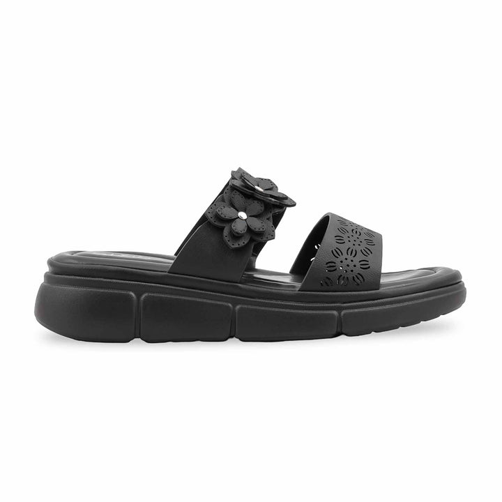 Black Formal Slipper For Women PU0883
