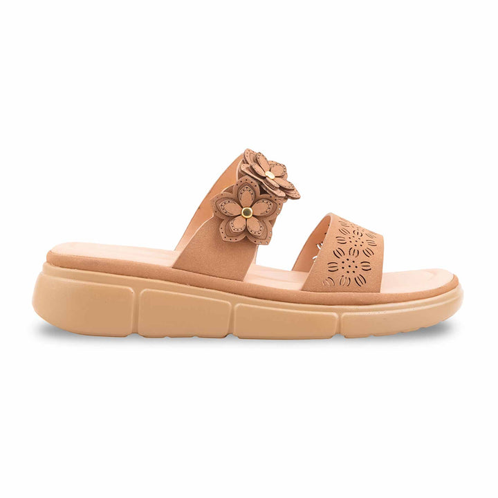 Beige Formal Slipper For Women PU0883