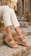 Beige Formal Slipper For Women PU0883