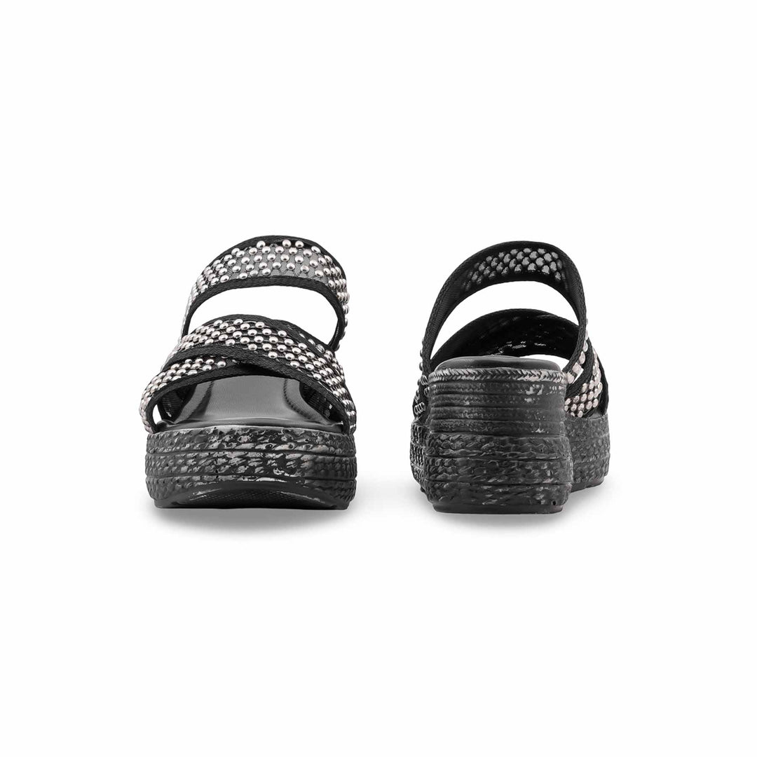 Black Formal Slipper For Women PU0889