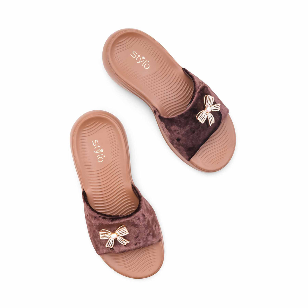 Brown Formal Women Slipper PU0890