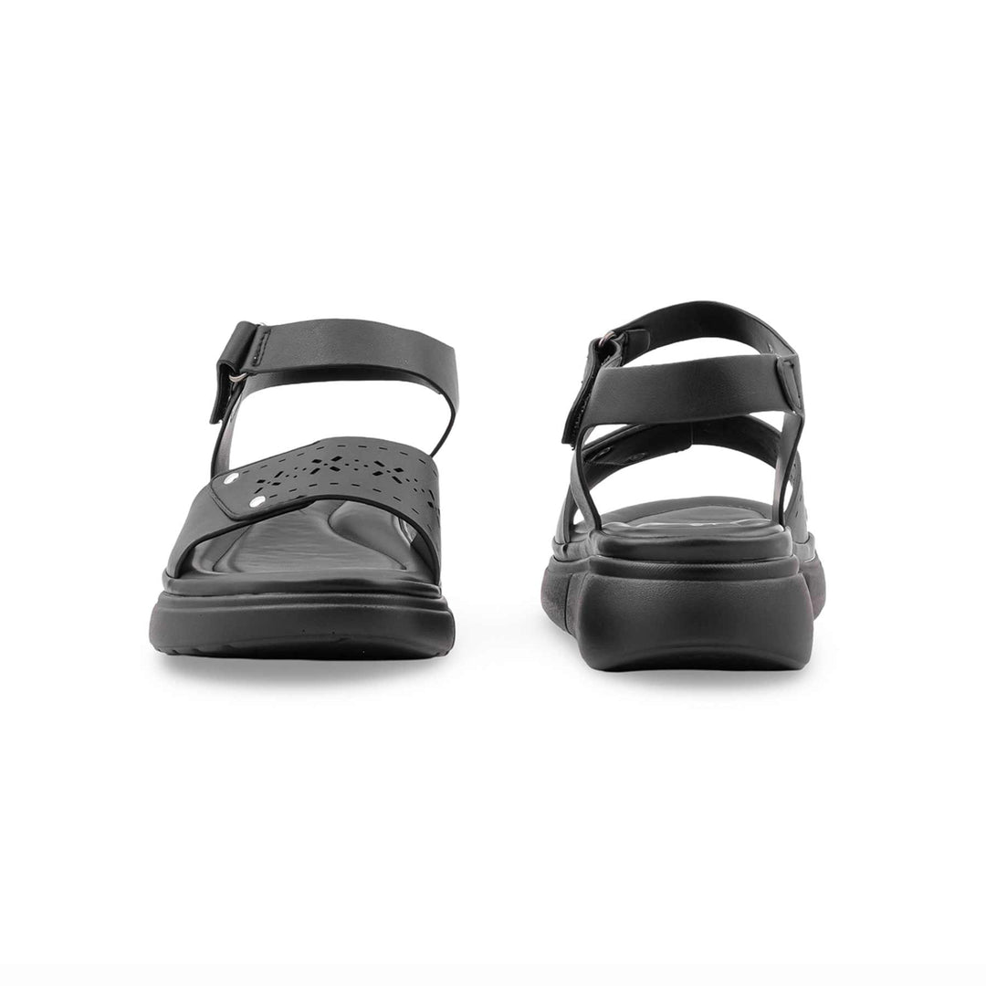 Black Formal Sandal For Ladies PU0891