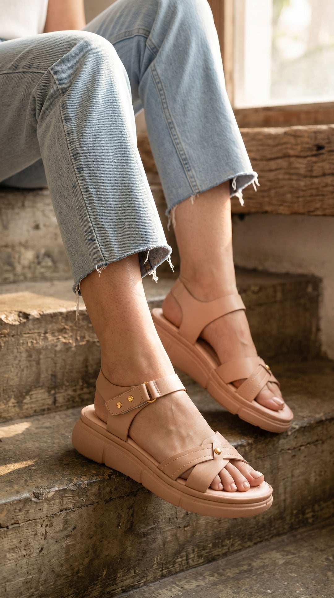 Beige Formal Women Sandal PU0892