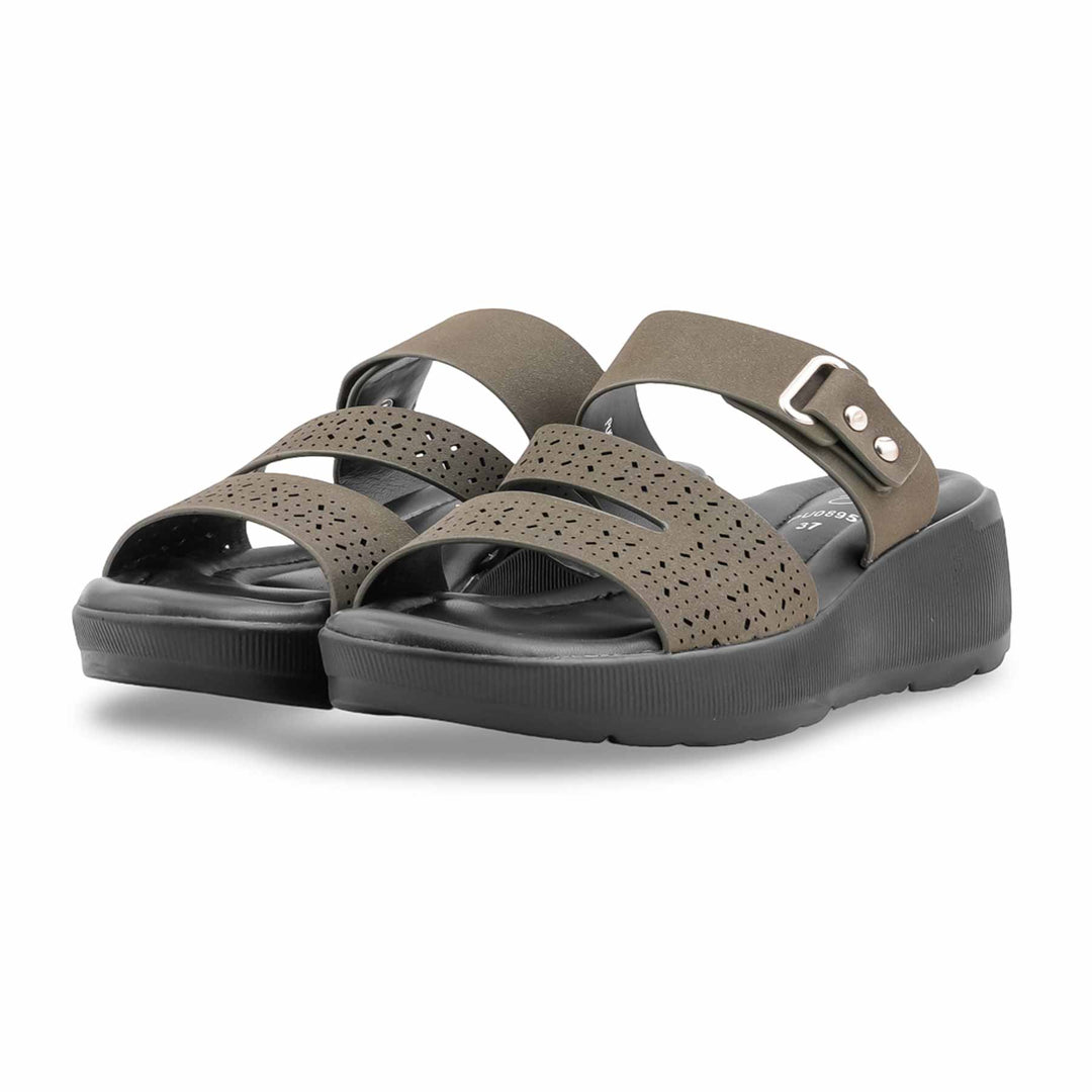 Green Formal Slipper For Women PU0895
