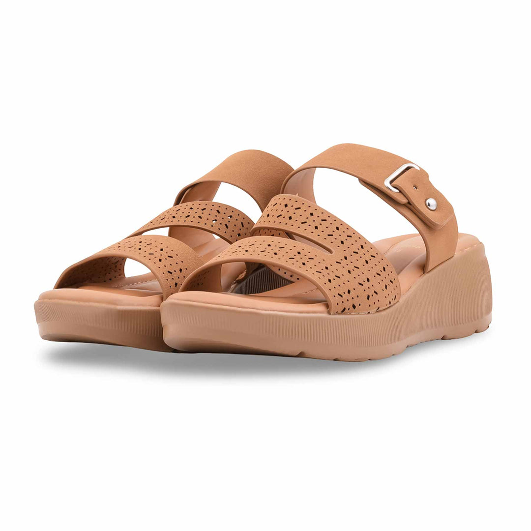 Beige Formal Slipper For Women PU0895