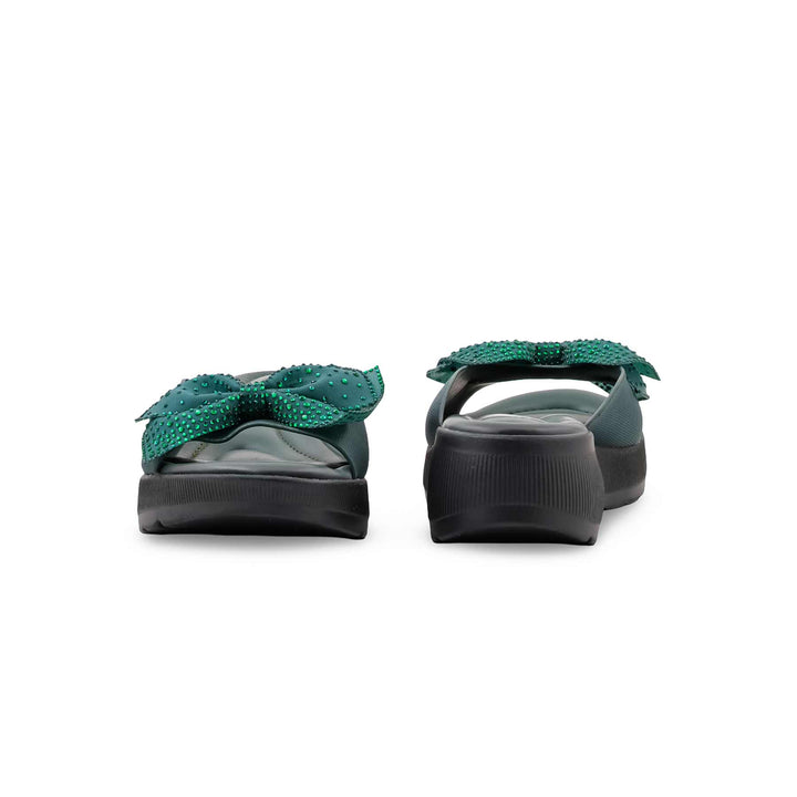Green Formal Slipper For Women PU0898