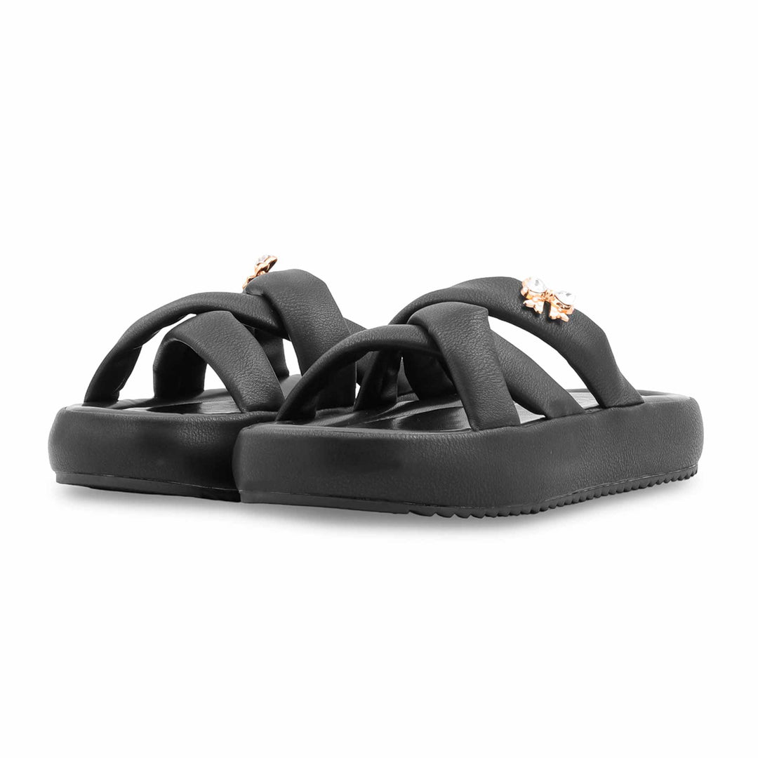Black Formal Women Slipper PU0900