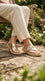 Golden Formal Chappal For Women PU0903