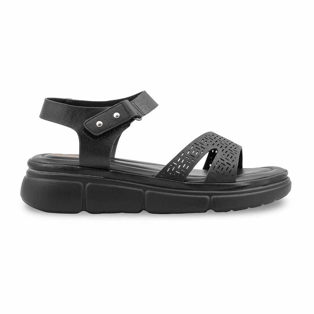 Black Formal Sandal For Women PU0904