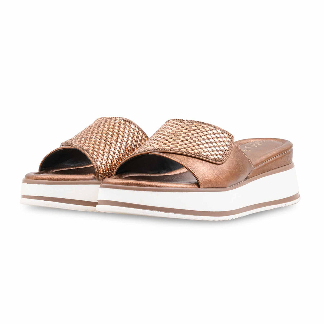 Golden Formal Slipper For Women Formal0913