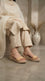 Beige Formal Slipper For Ladies PU0916