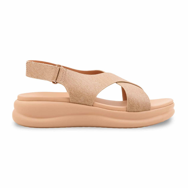 Beige Formal Sandal For Women PU0917