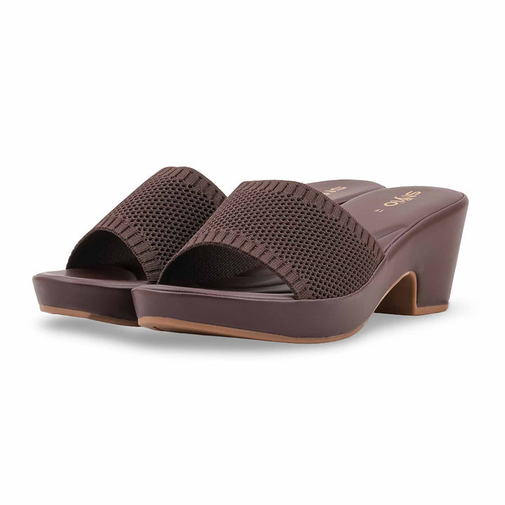 Brown Formal Slipper For Women PU0945
