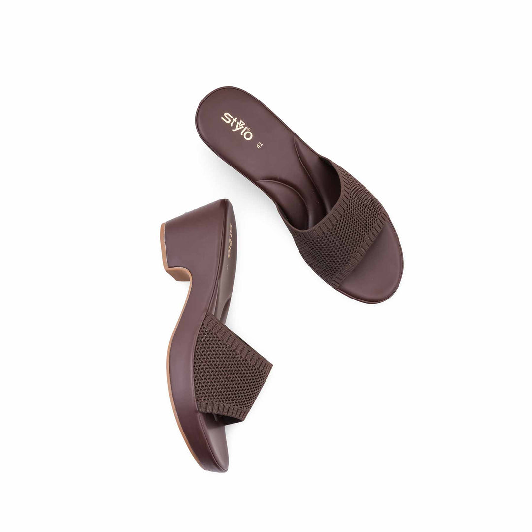 Brown Formal Slipper For Women PU0945