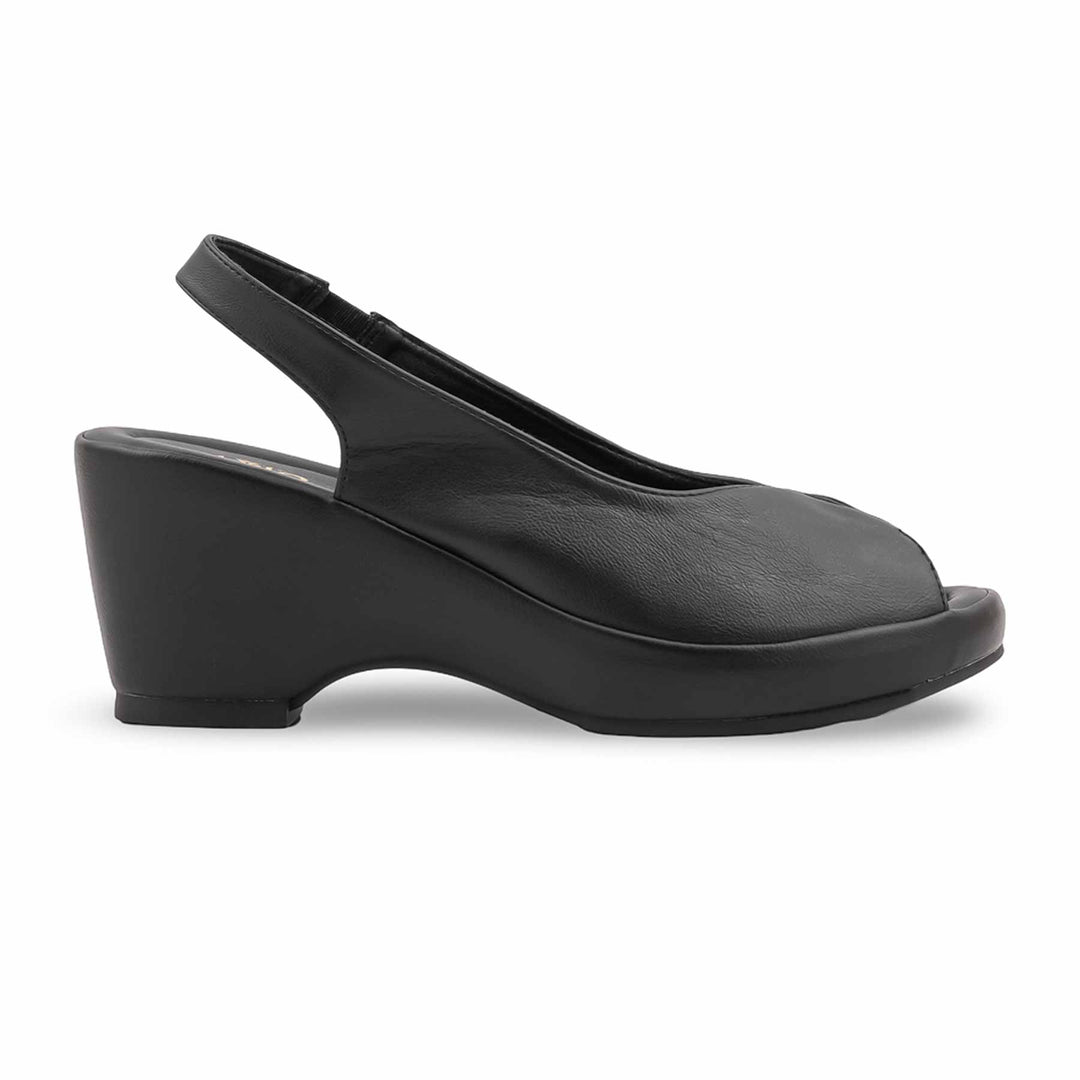 Black Formal Slipper For Women PU0947
