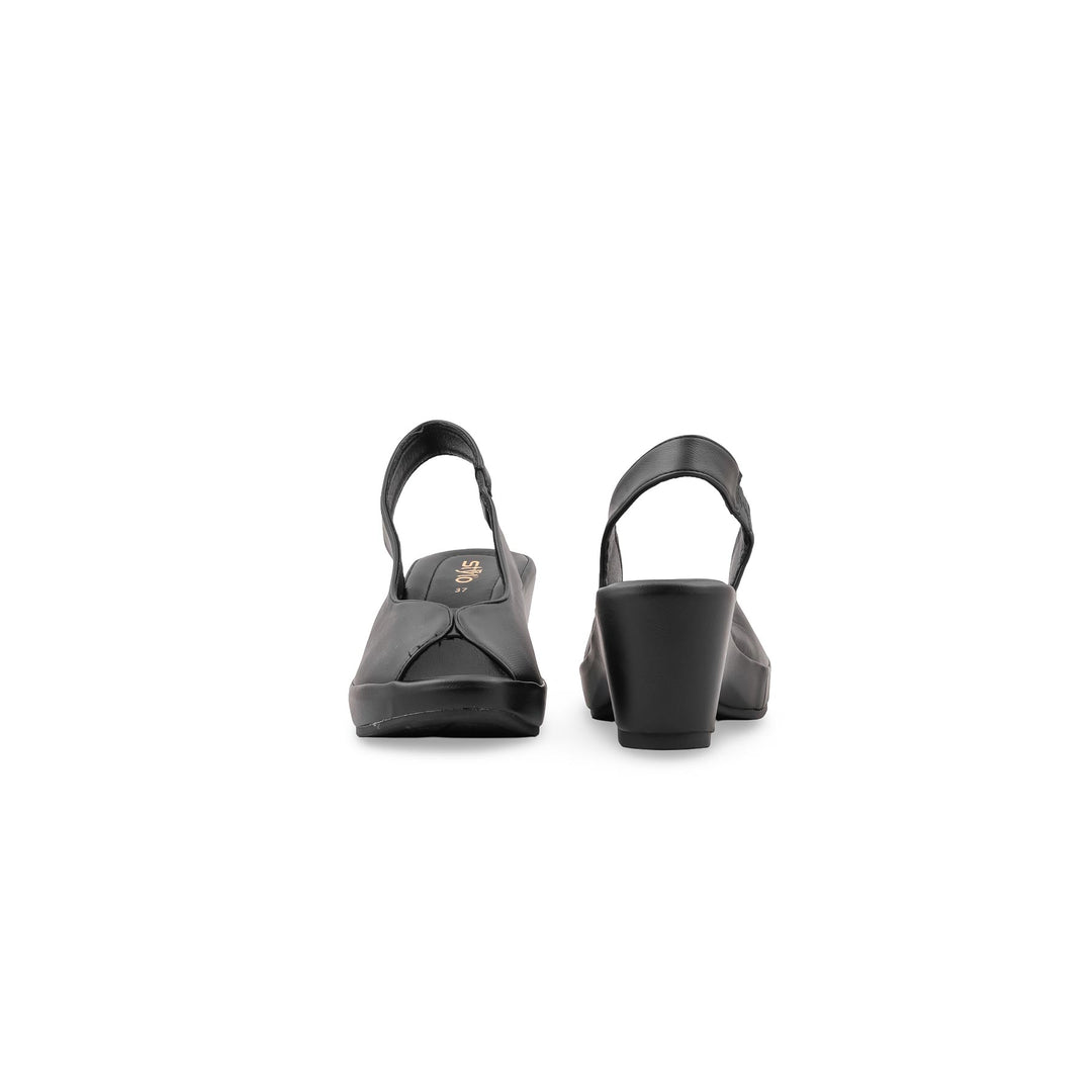 Black Formal Slipper For Women PU0947