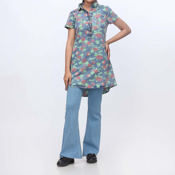 Denim Floral Shirt PW3963