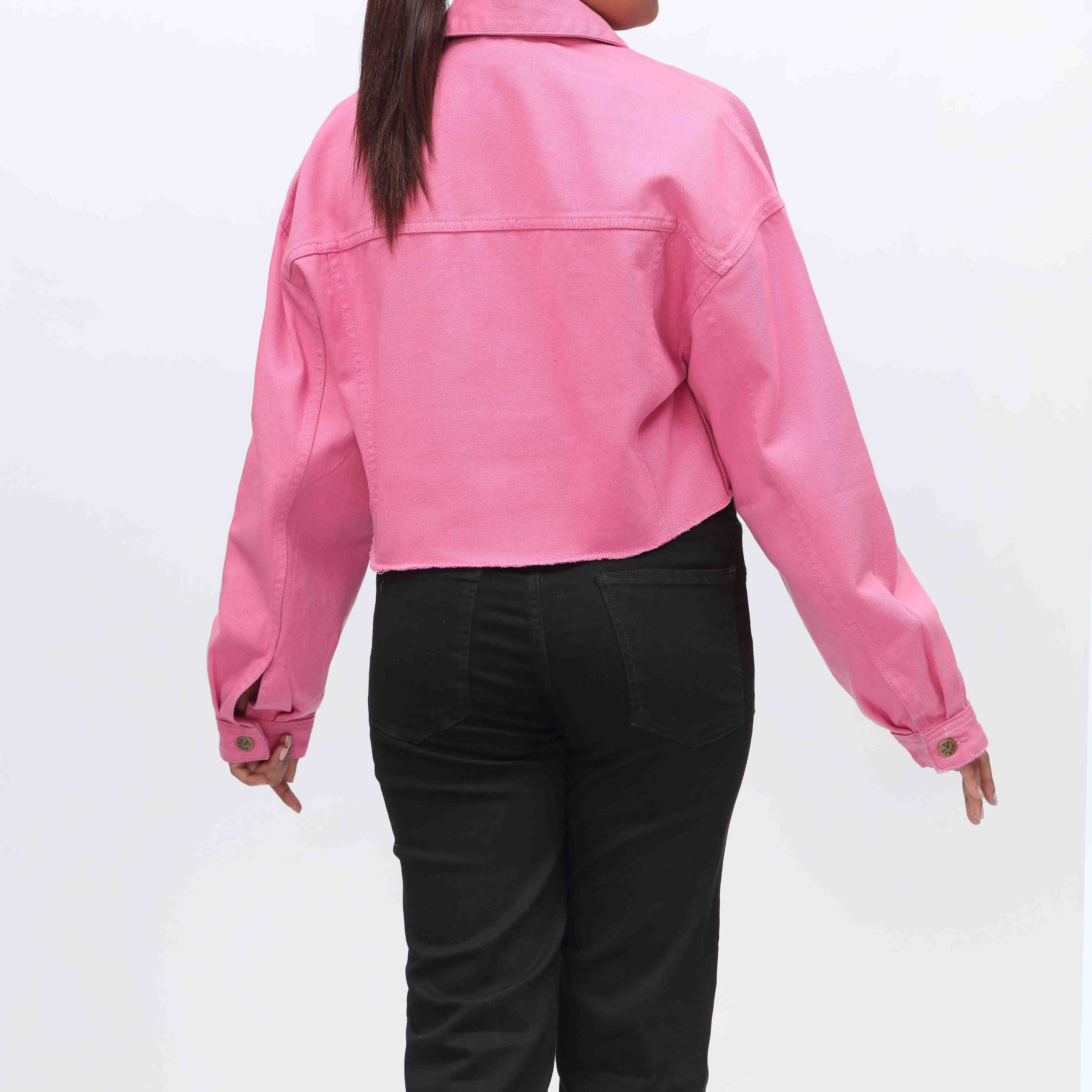 Pink Denim Jacket PW3999