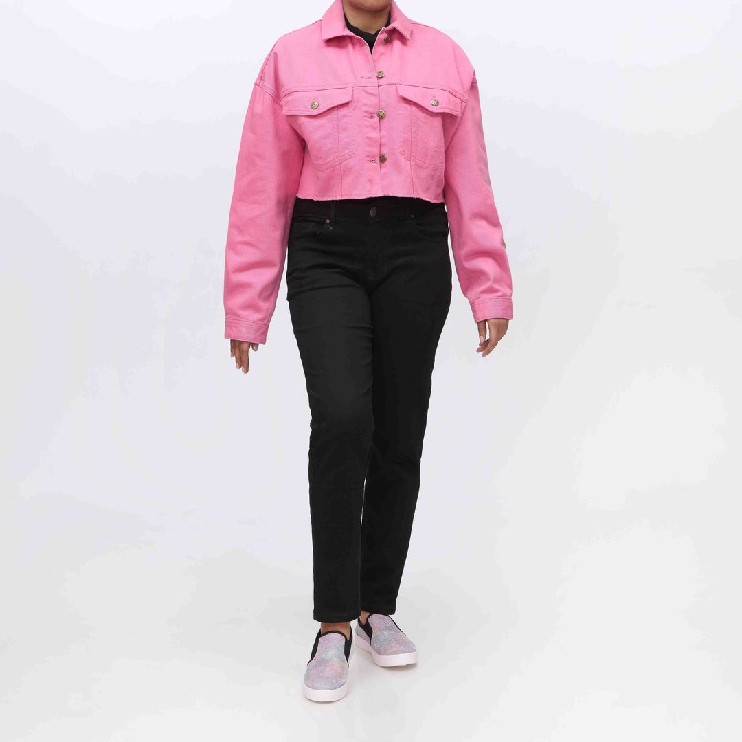 Pink Denim Jacket PW3999