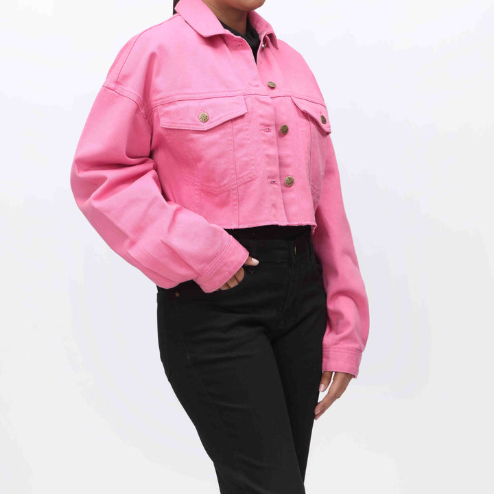 Pink Denim Jacket PW3999