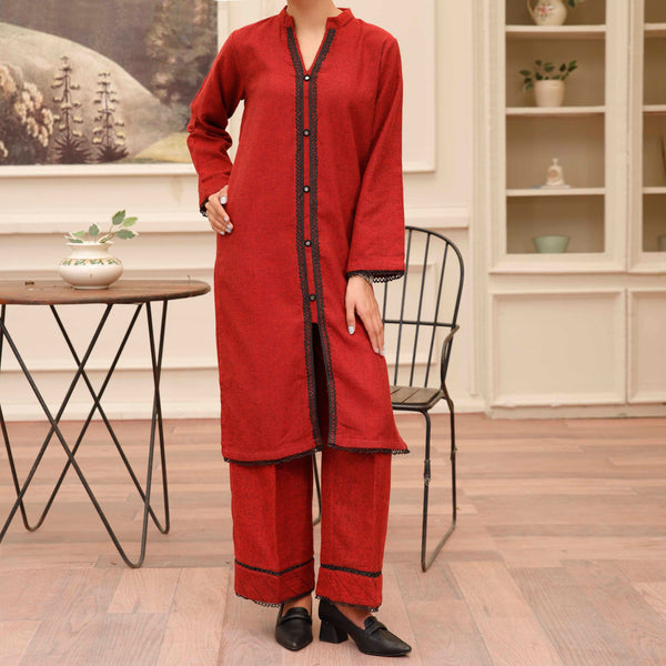 Red Flannel Co-ord Set PW4129