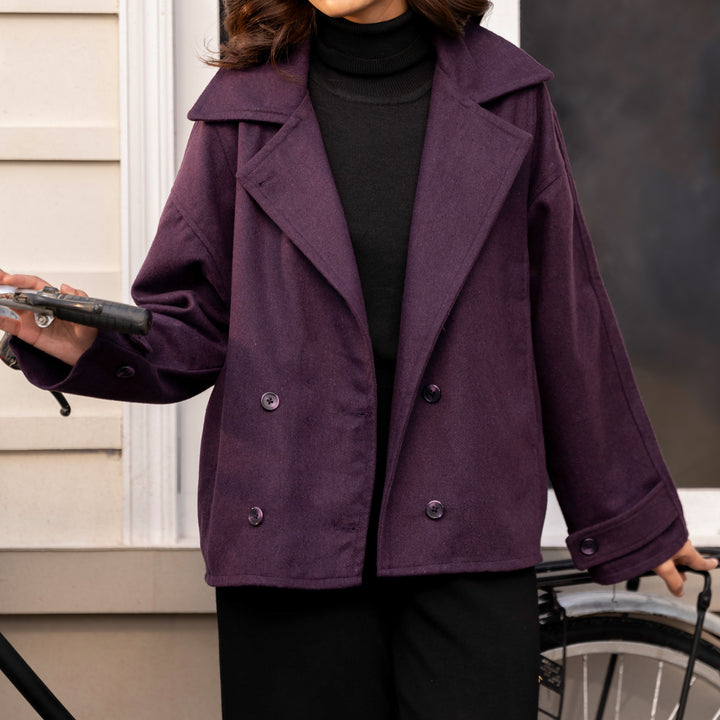 Purple Wool Jacket PW4272