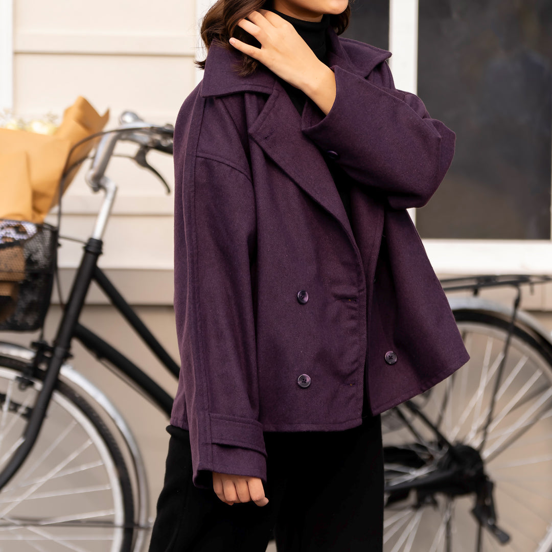 Purple Wool Jacket PW4272