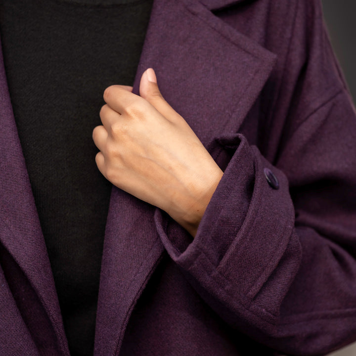 Purple Wool Jacket PW4272