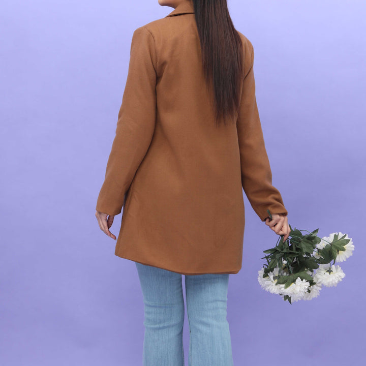 Brown Wool Coat PW4279