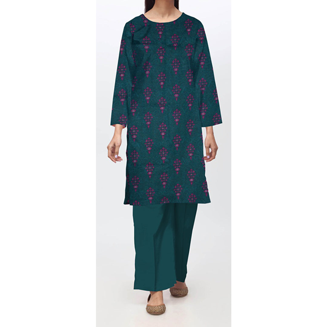 1PC- Unstitched Digital Printed Bana Doriya Shirt PW4380