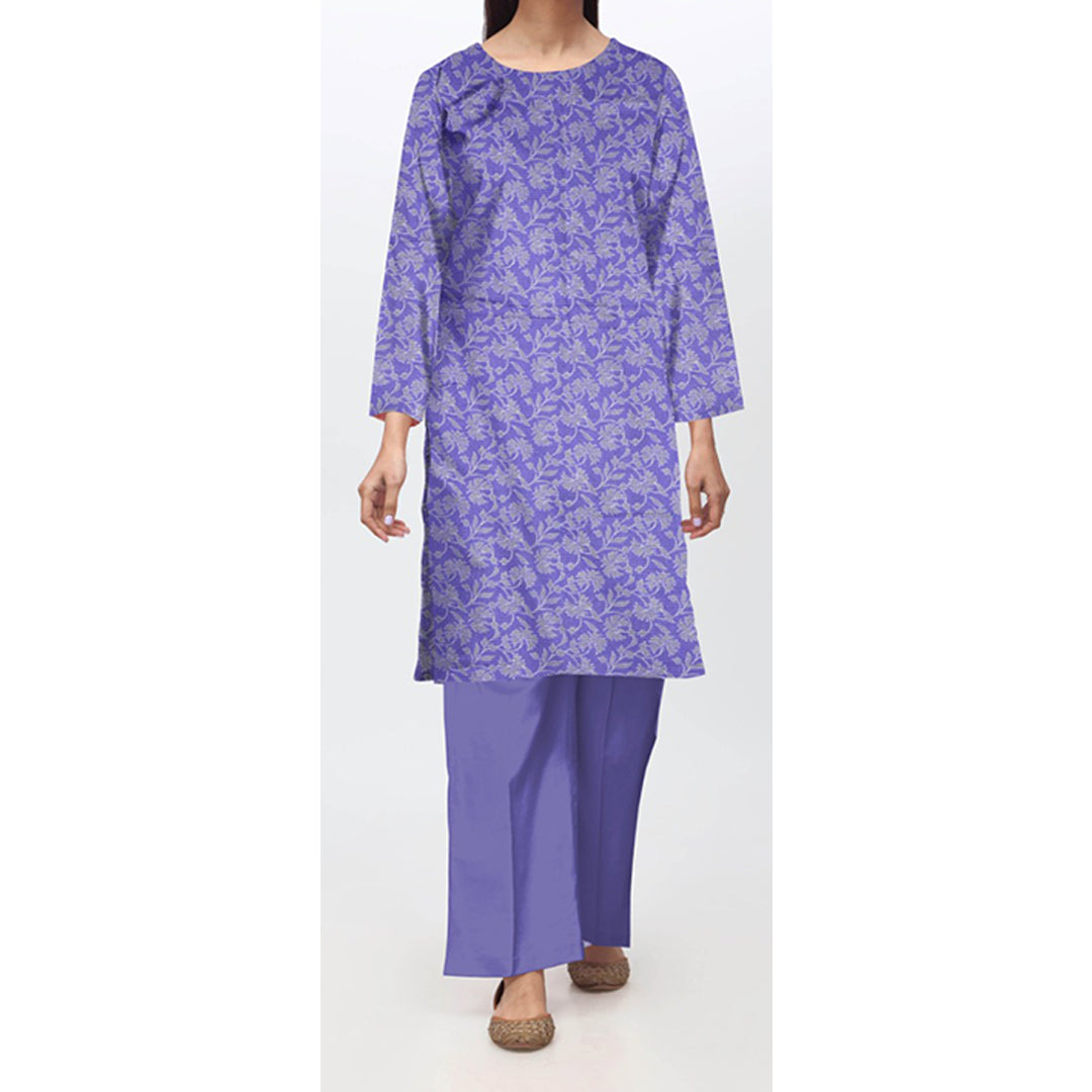 1PC- Unstitched Digital Printed Bana Doriya Shirt PW4393