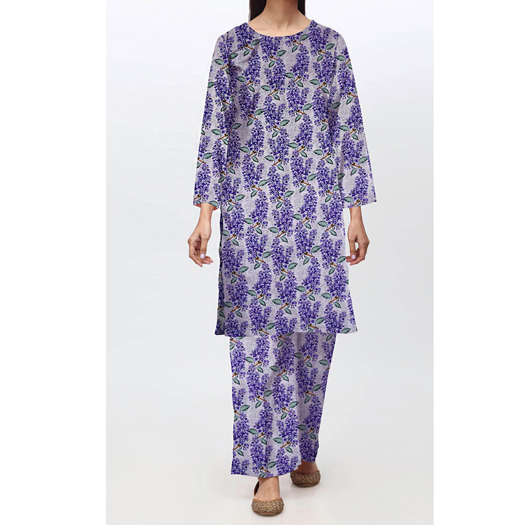 2PC- Unstitched Digital Printed Linen Suit PW4472