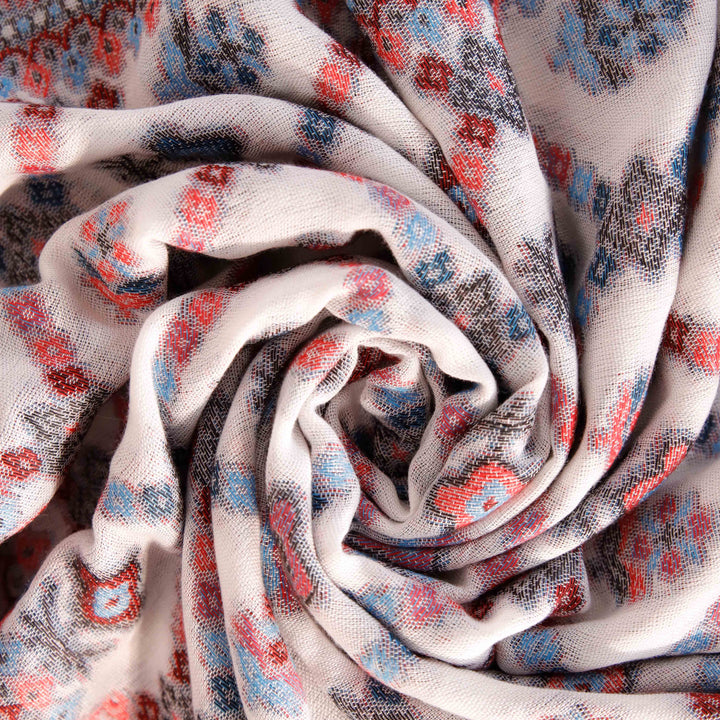 White Winter Acrylic Stole PW4714