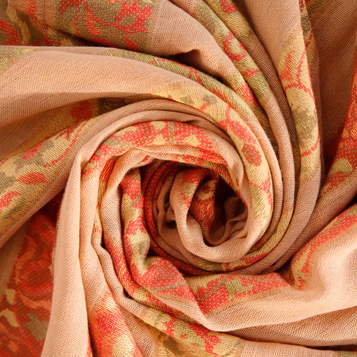 Beige Winter Acrylic Stole PW4729