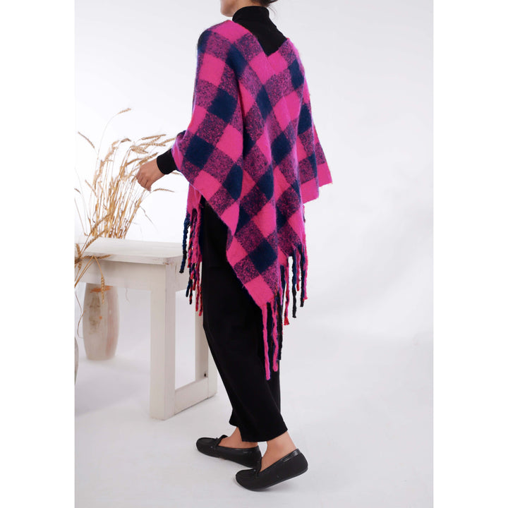 Skpink Winter Acrylic Cape Shawl PW4902