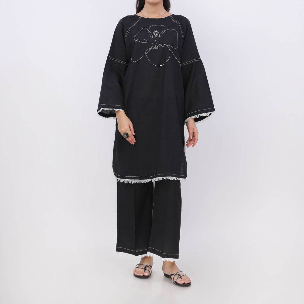 2PC- Slub Khaddar Co-Ord Set PW5002
