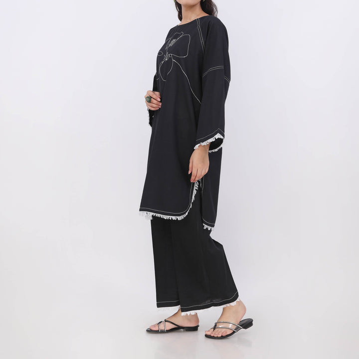 2PC- Slub Khaddar Co-Ord Set PW5002