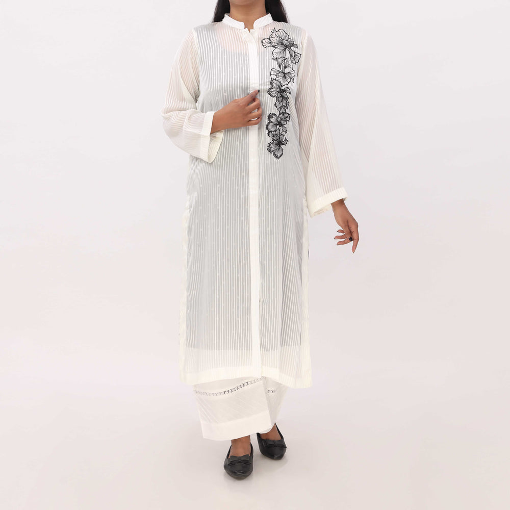 1PC- Georget Chiffon Shirt PW5006
