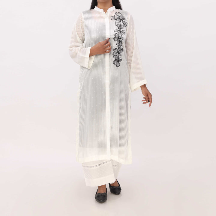 1PC- Georget Chiffon Shirt PW5006