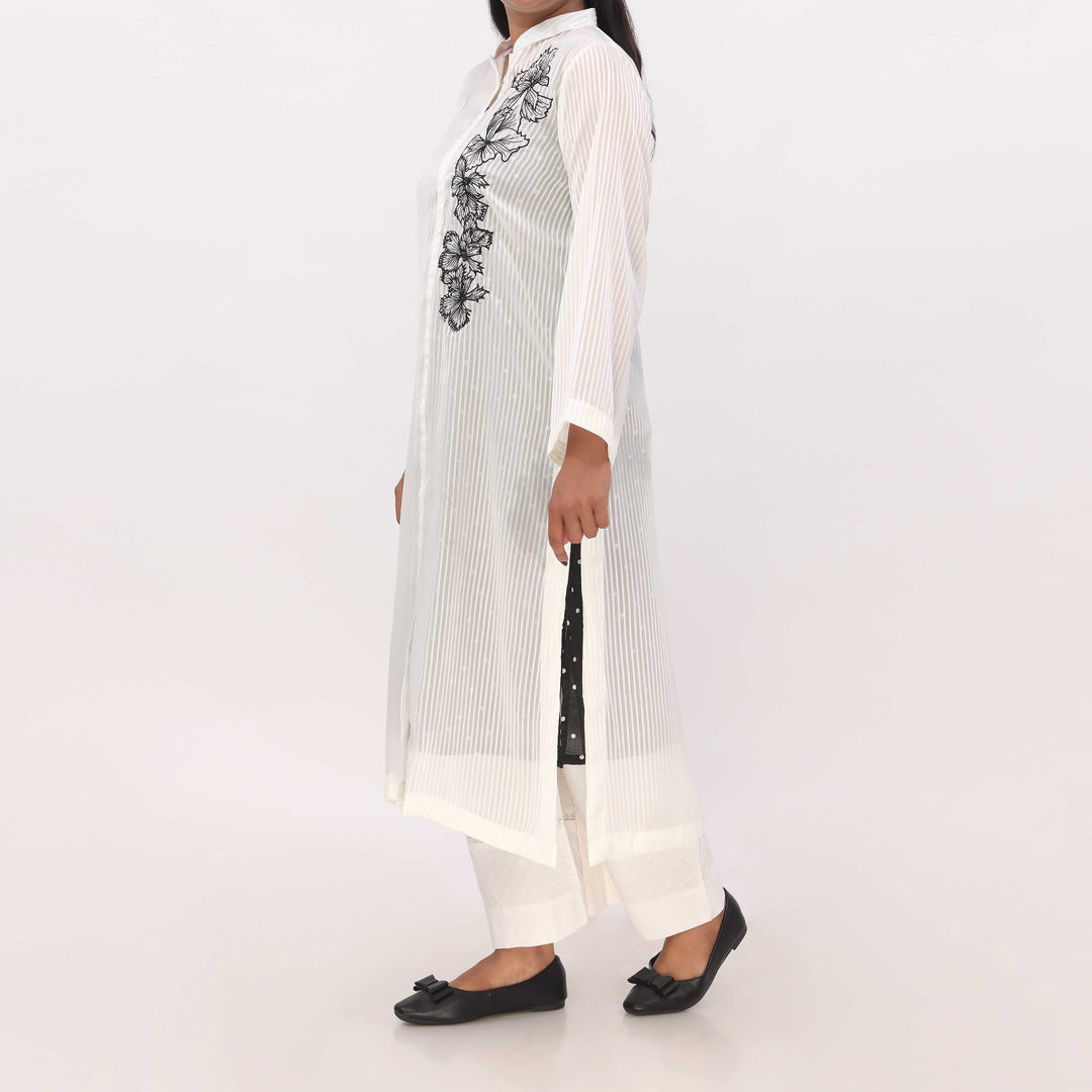 1PC- Georget Chiffon Shirt PW5006