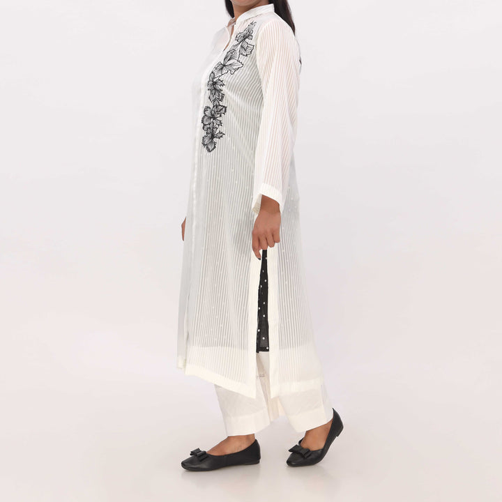 1PC- Georget Chiffon Shirt PW5006