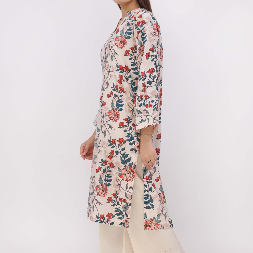 1PC Printed Cambric Shirt