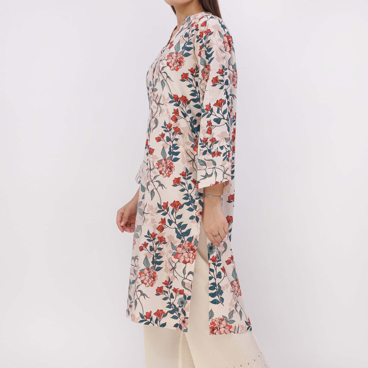 1PC Printed Cambric Shirt