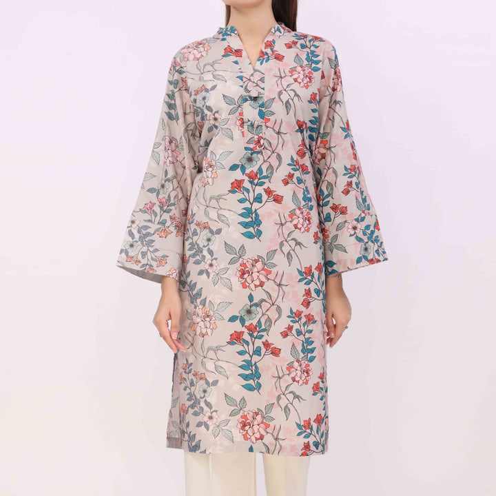 1PC Printed Cambric Shirt