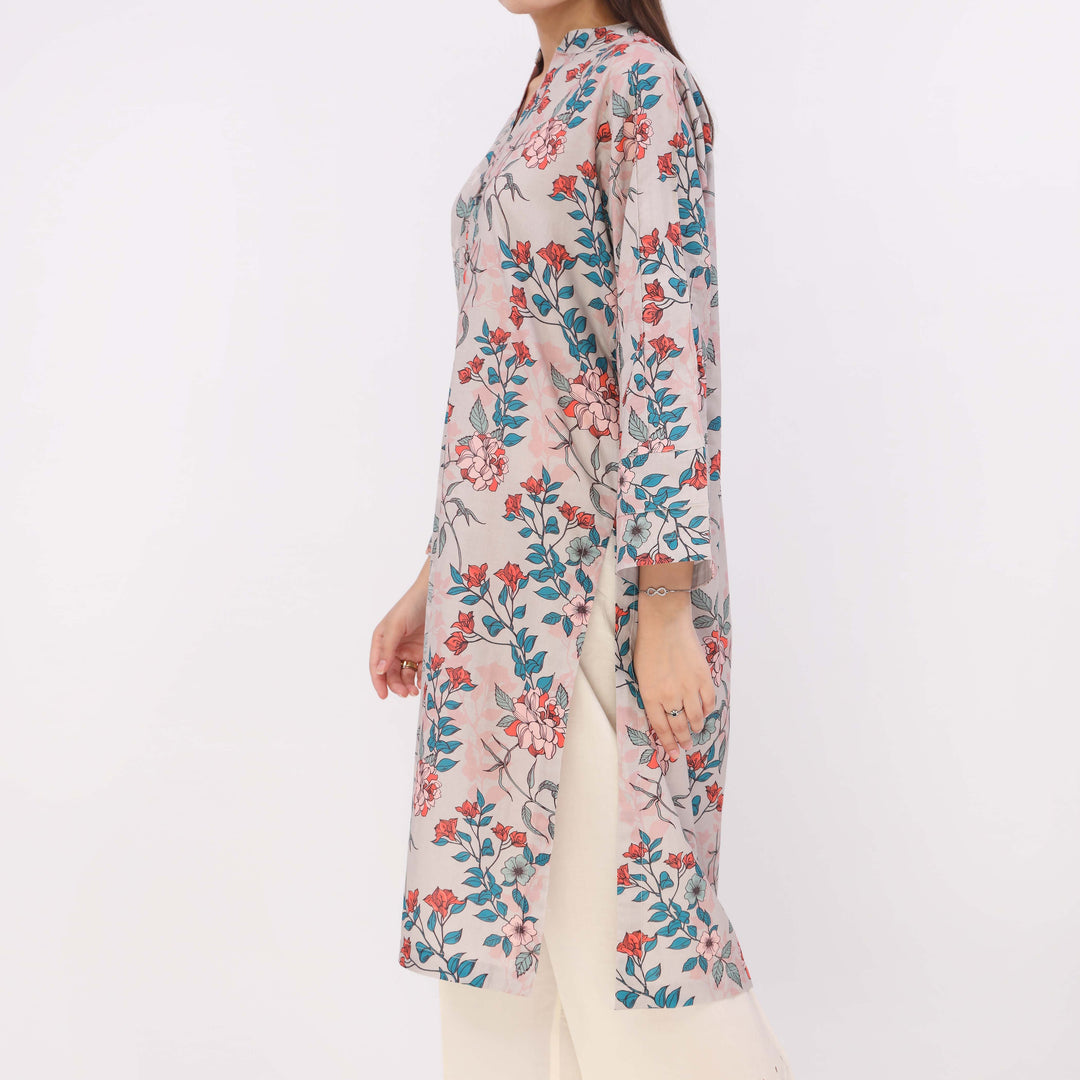 1PC Printed Cambric Shirt