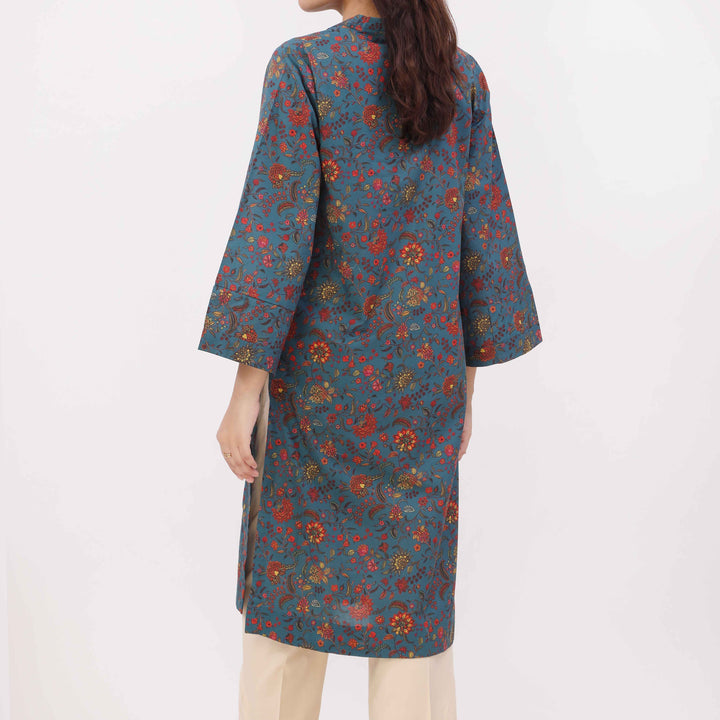 Digital Printed Cotton Cambric Shirt PW5024