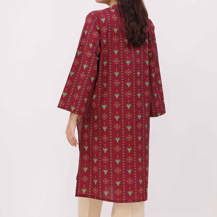 Digital Printed Cotton Cambric Shirt PW5025