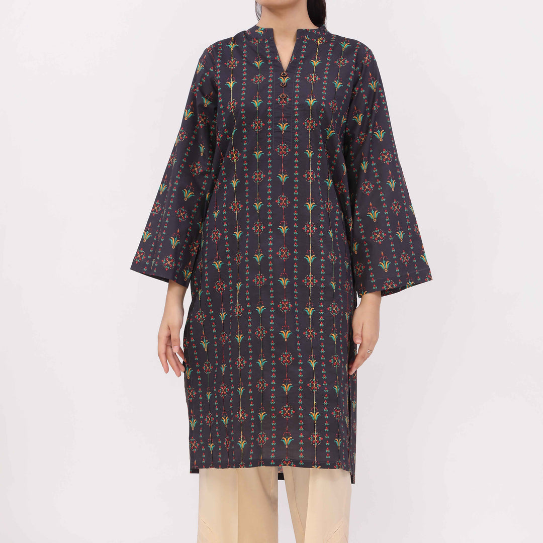 Digital Printed Cotton Cambric Shirt PW5026